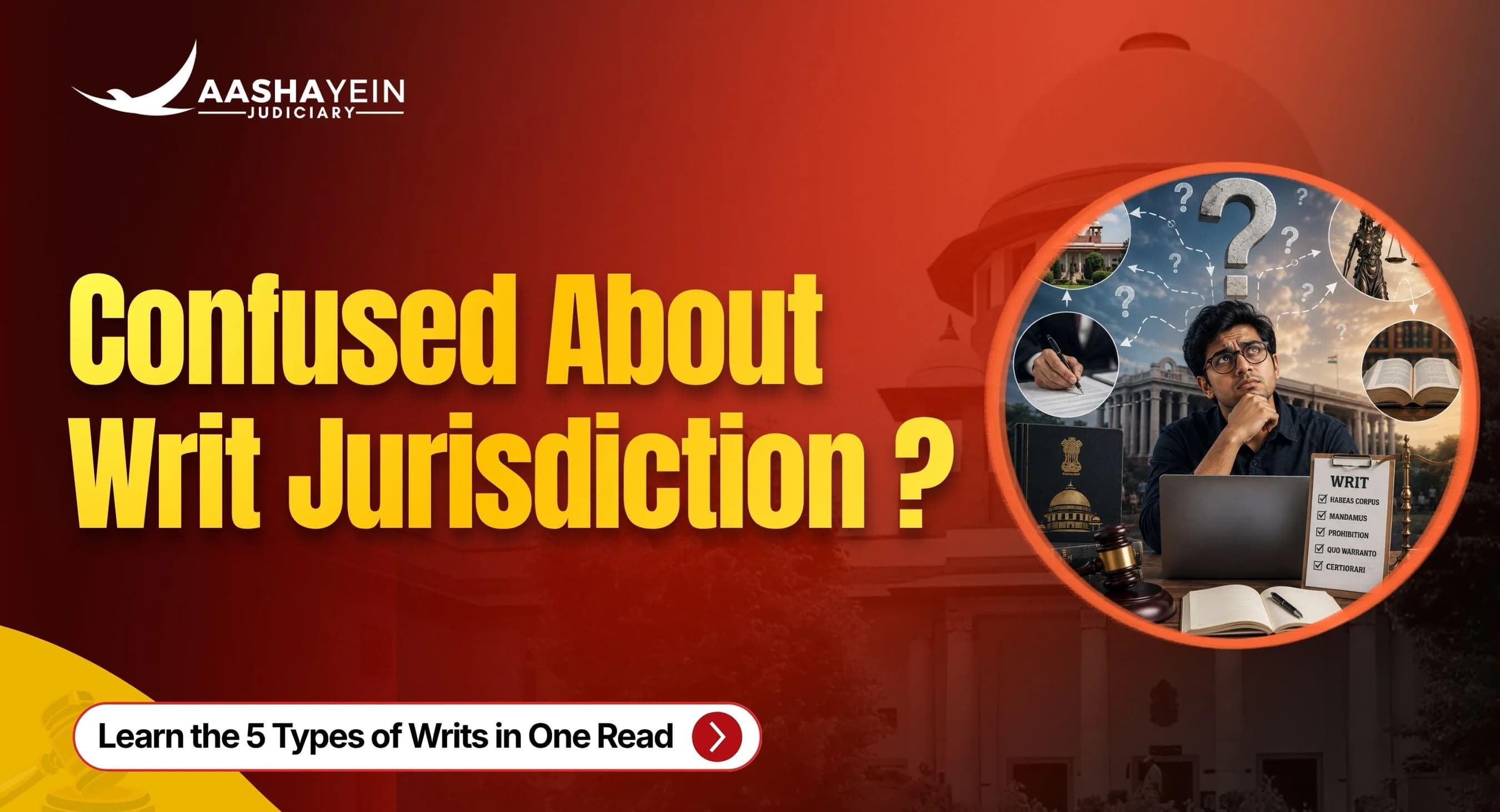 Confused About Writ Jurisdiction? Learn the 5 Types of Writs in One Read