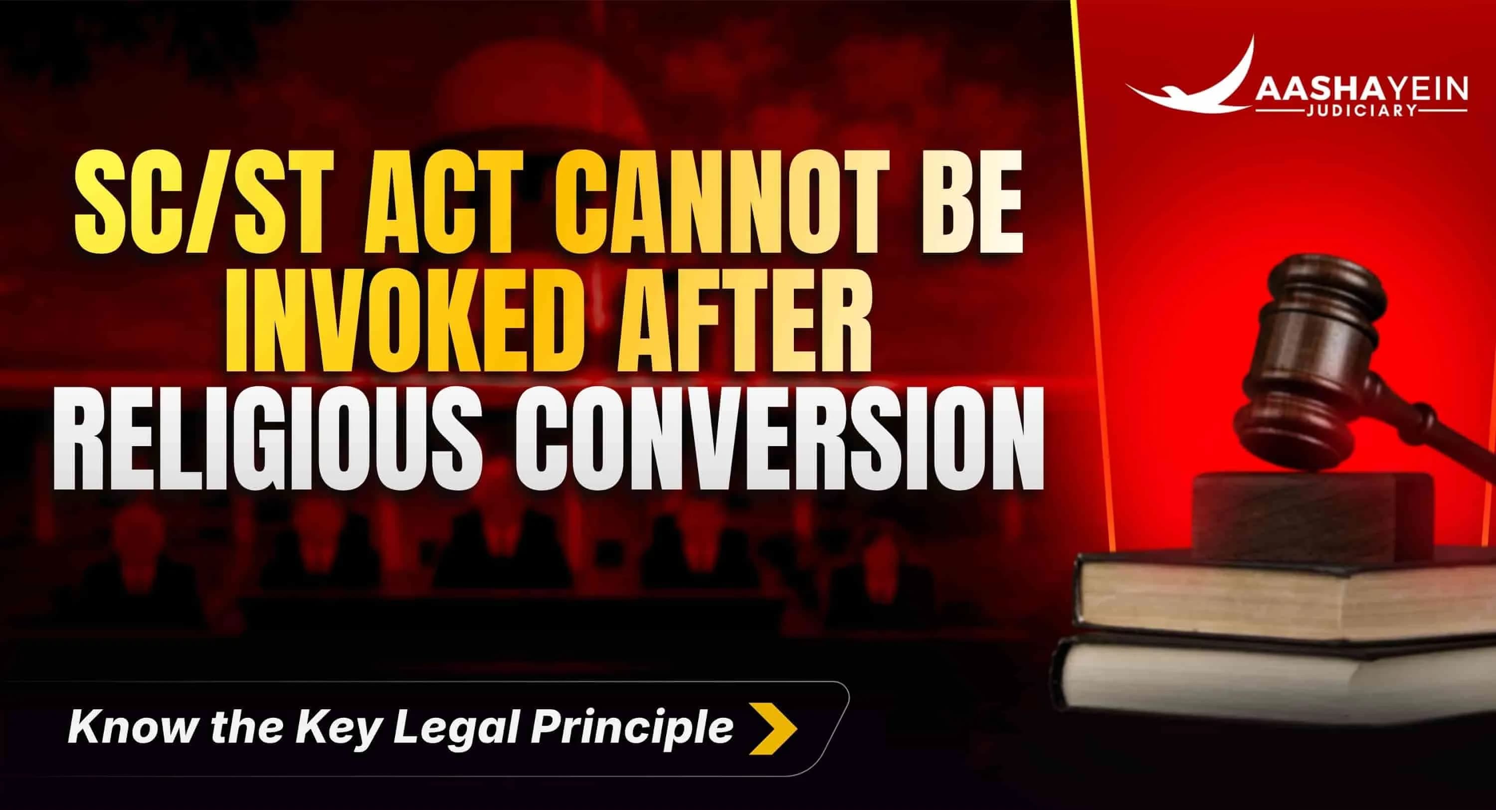 SC/ST Act Cannot Be Invoked After Religious Conversion if Person Has Left the Community: SC Holds