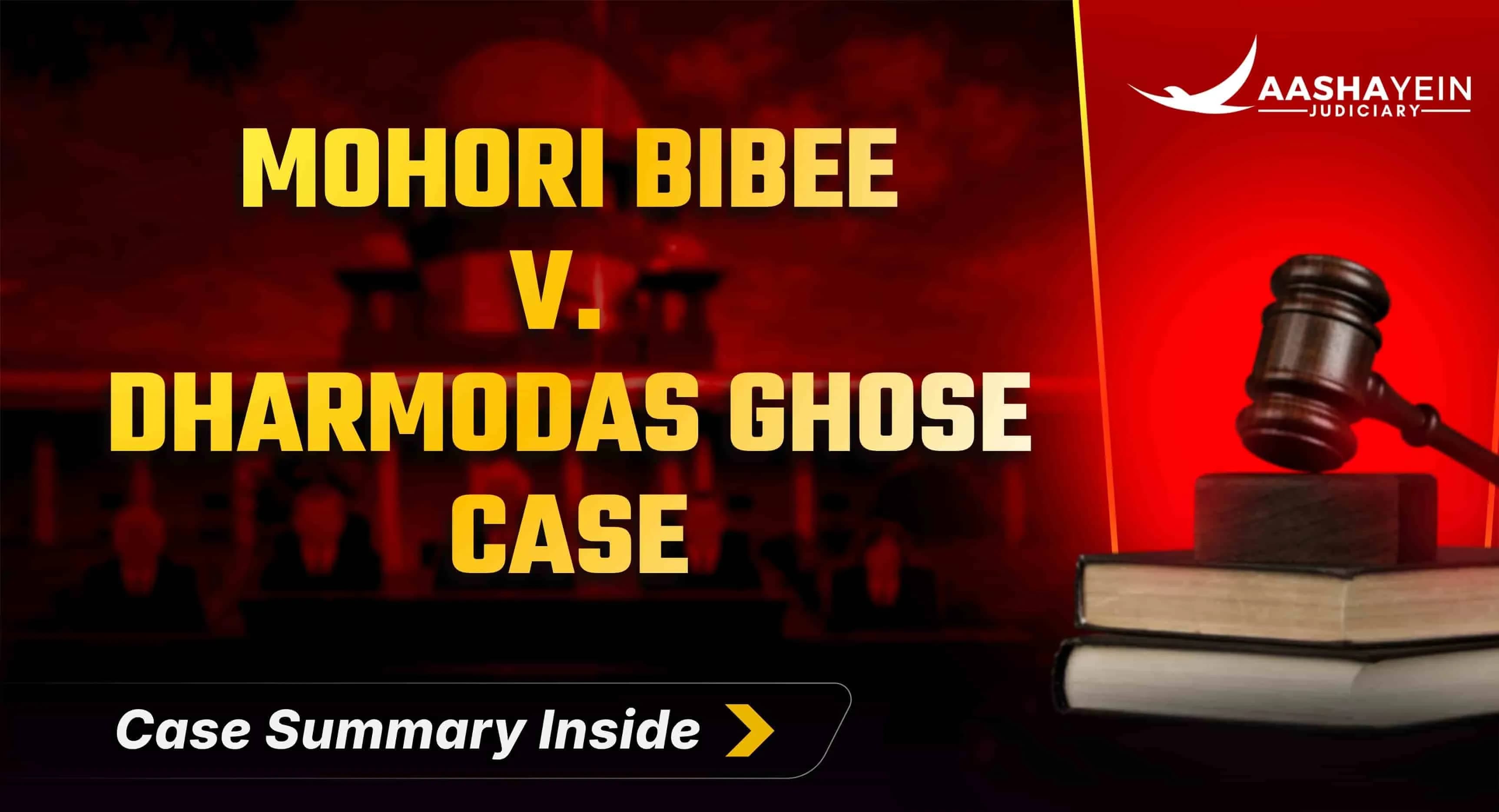 Mohori Bibee v. Dharmodas Ghose: Minor's Agreement Is Void, The Contract Law Case Every Aspirant Must Know