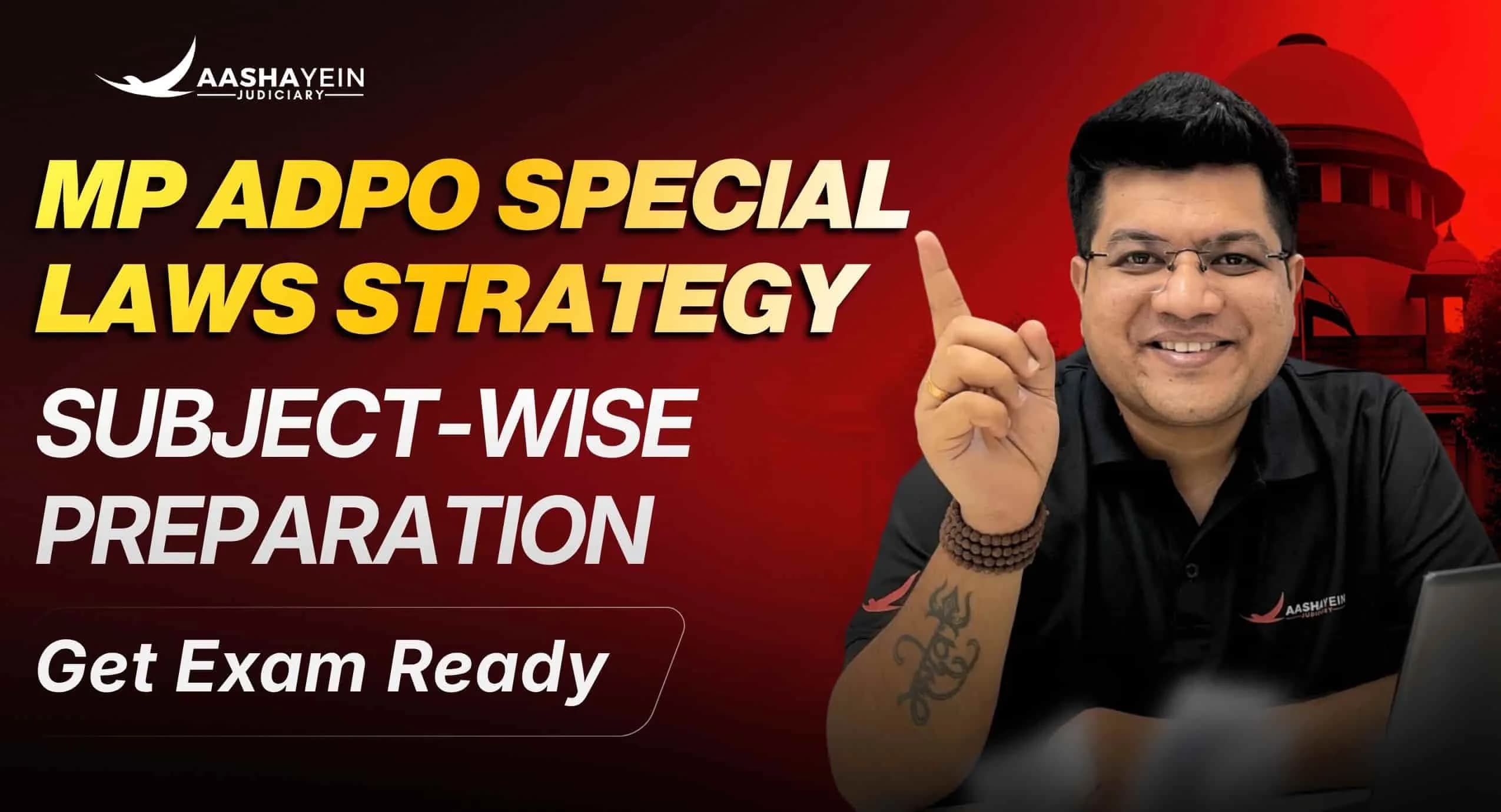 How to Cover Special Laws for the MP ADPO Exam: A Subject by Subject Strategy