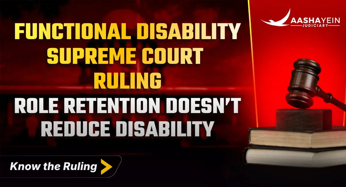 Functional Disability Cannot Be Reduced Because a Victim Was Retained in a Specified Role: Supreme Court's Motor Accident Ruling
