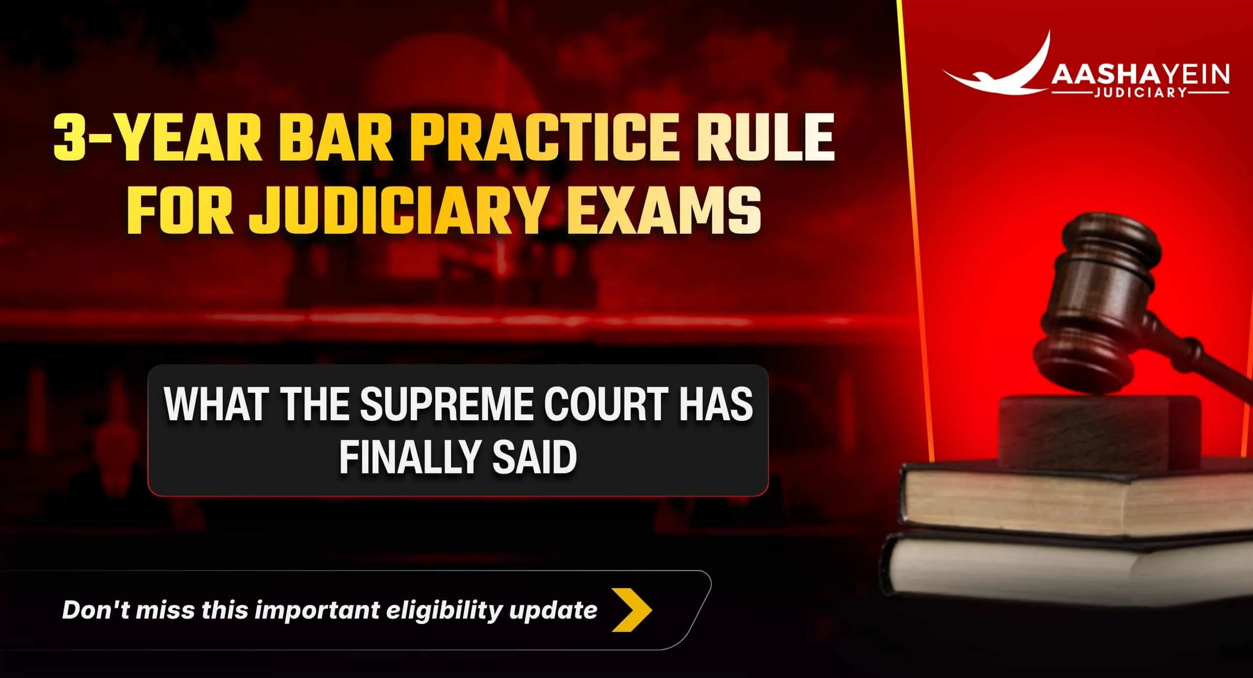 Bhumika Trust v. Union of India (2025): Supreme Court Clarifies the 3-Year Bar Practice Rule for Judiciary Exams.
